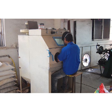 Step 17Sandblasting